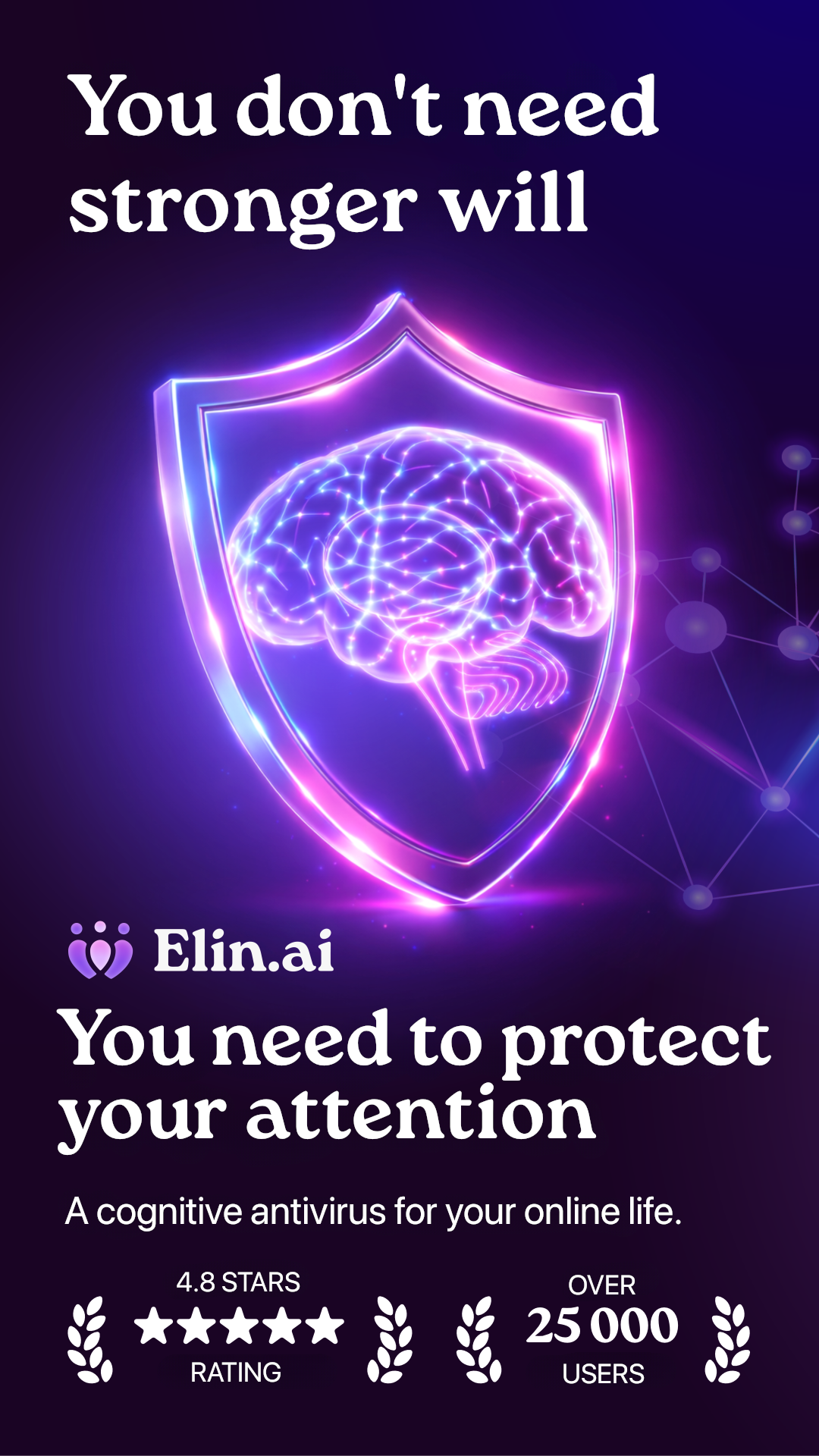 Elin – you don't need stronger willpower