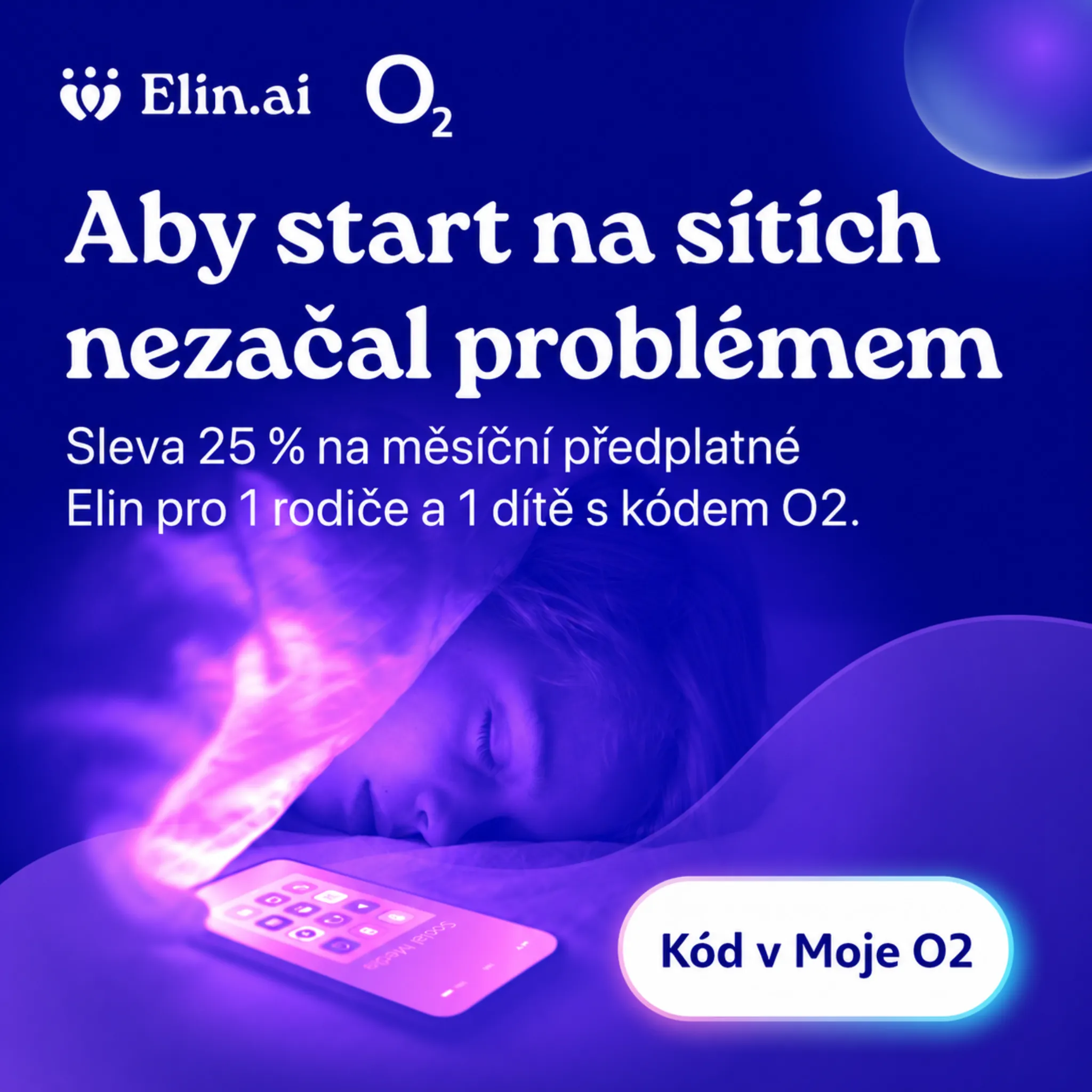 Elin s O2 — výhodná nabídka předplatného